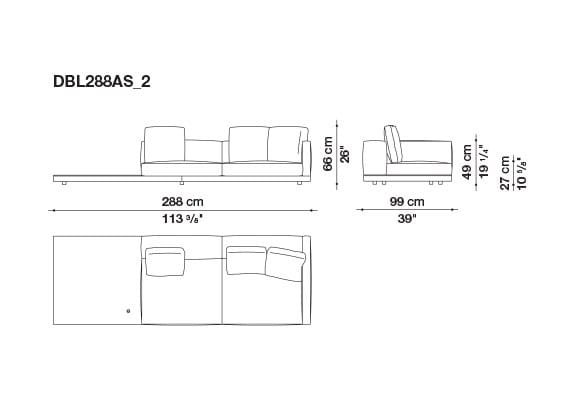 Кожаный диван B&B Italia док ARCH-00106863 - Вид №178