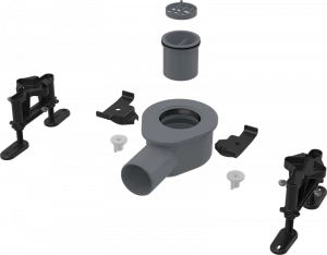 Низкий cифон DN50 и комплект регулируемых ног