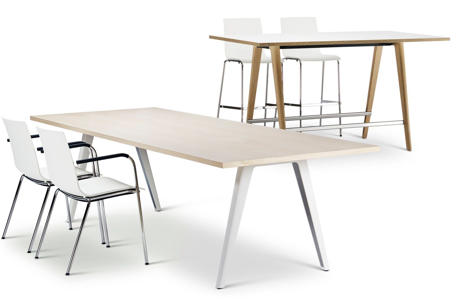 Высокий прямоугольный стол для совещаний THONET 1500 ARCH-00079740 - Вид №7