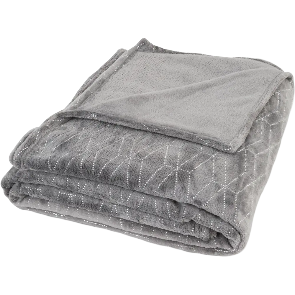 Плед Trivor 180х200 см фланель цвет серый Santreyd Подиум STLM-2040723 - Вид №2