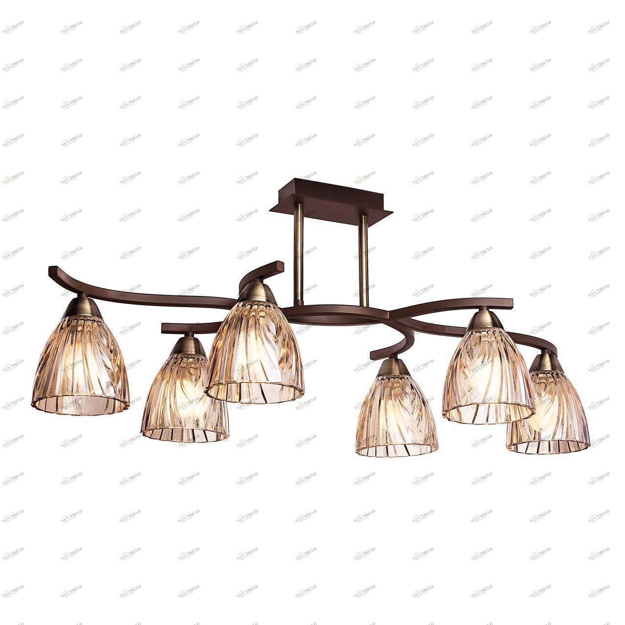 Потолочная люстра Silver Light Comfort 101.59.6 SILVER LIGHT COMFORT 183353 Коричневый