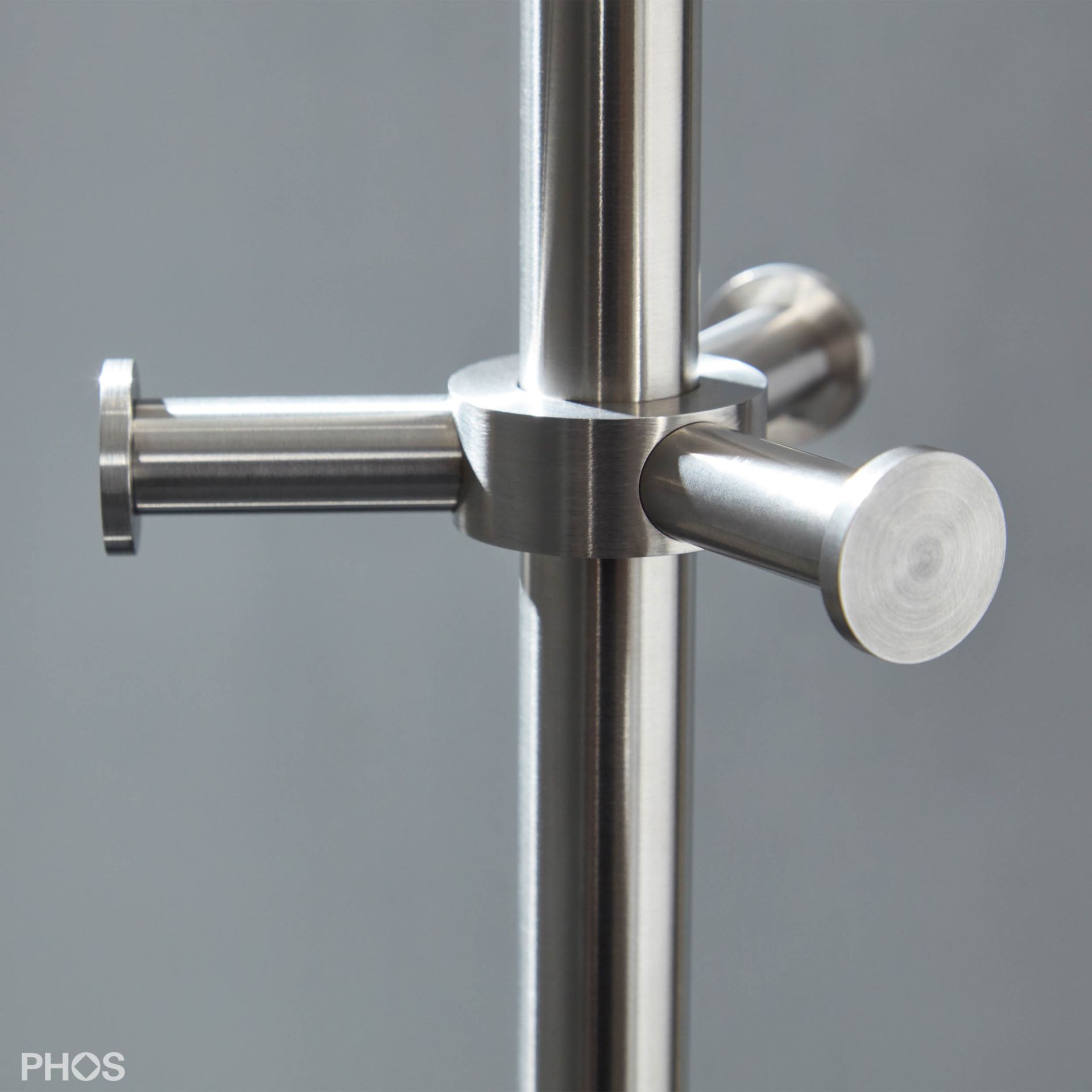 GSTC-BPS Круглая вешалка для одежды, опорная пластина: черная. PHOS  - Вид №1