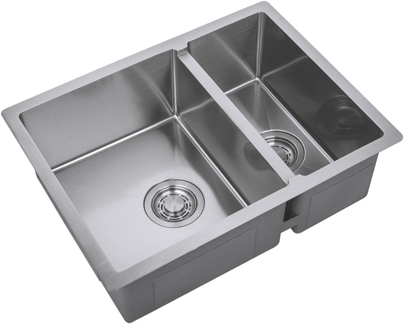 Мойка кухоная ZorG Light ZL R 580-2-440 из нержавеющей стали, сталь