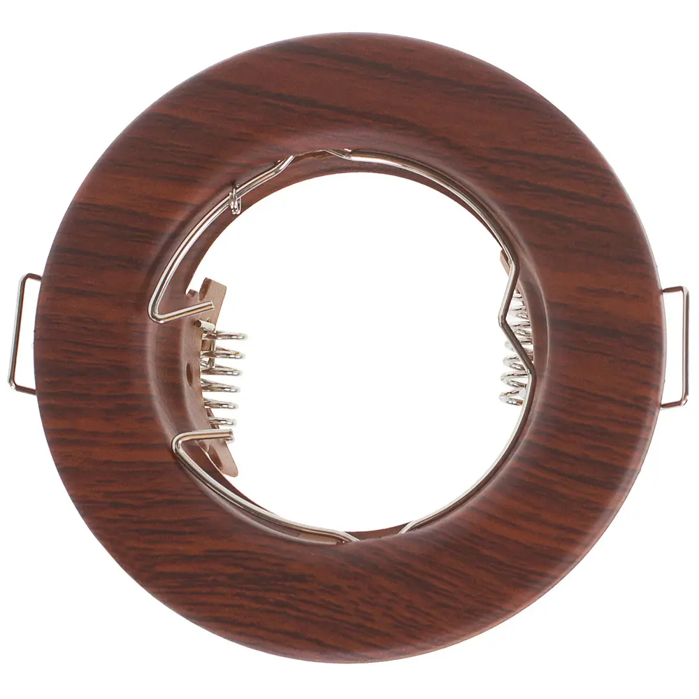 Спот встраиваемый Wood, цоколь GU5.3, 50 Вт, цвет красное дерево Santreyd STLM-2062664 - Вид №1