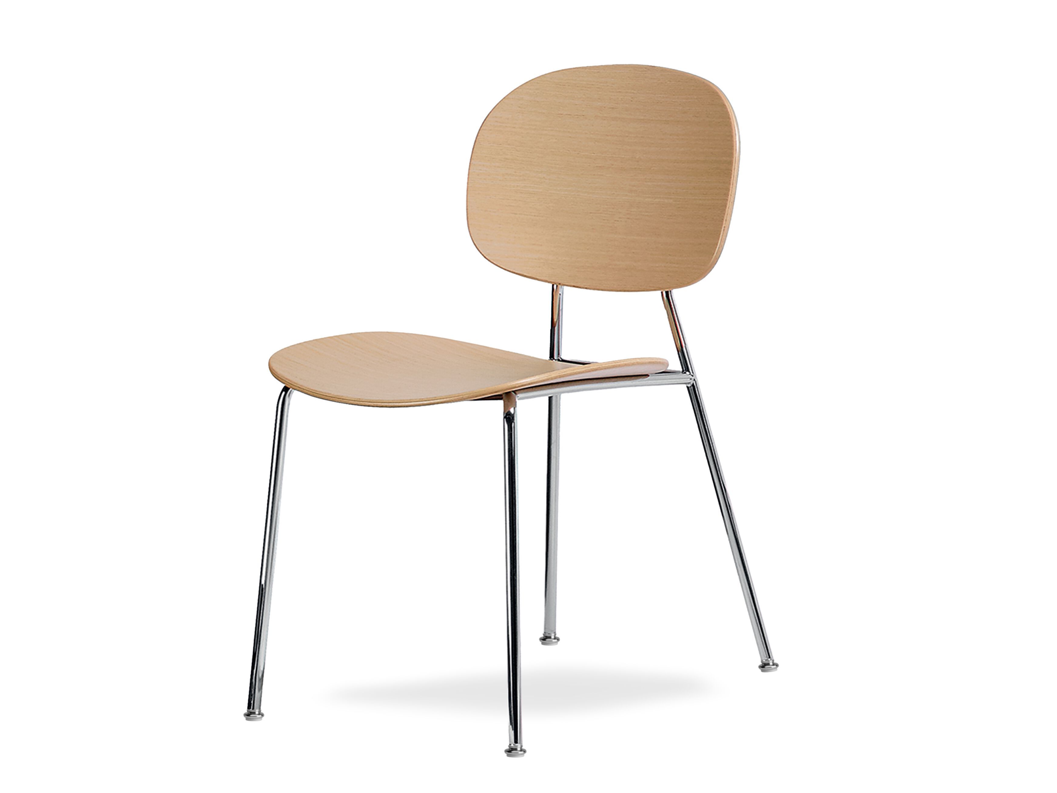 Стул из стали и дерева Infiniti круглый стержень ARCH-00048811 - Вид №1