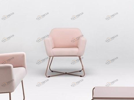 Mobboli Кресло из ткани с подлокотниками Japan 15001-p