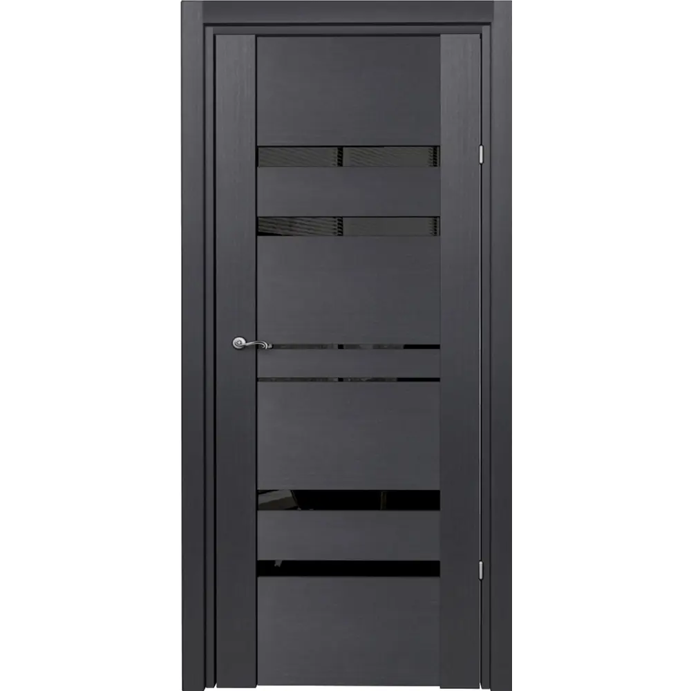 Дверь межкомнатная Artens Велдон глухая Hardflex цвет грей 90x200 см (c замком и петлями) 82401482 STLM-2047985 
