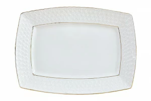 Блюдо прямоугольное The snow Queen КОРАЛЛ THE SNOW QUEEN 029606 Белый