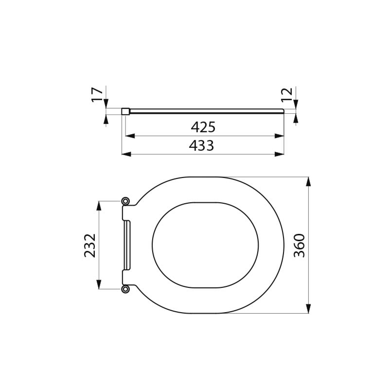 101619 Сиденье для унитаза DELABIE  - Вид №1
