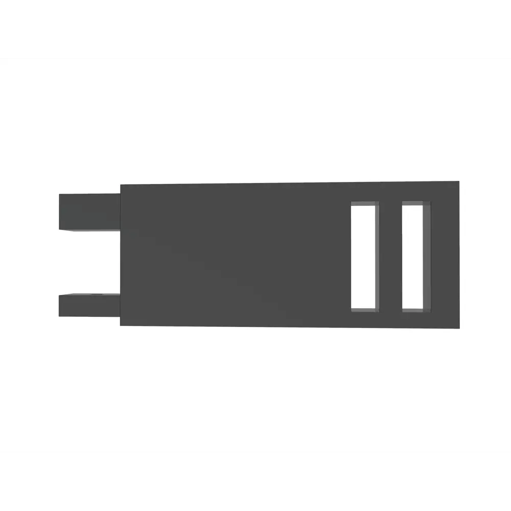 Наконечник Квадро металл цвет черный 9 см ARTTEX STLM-2101412