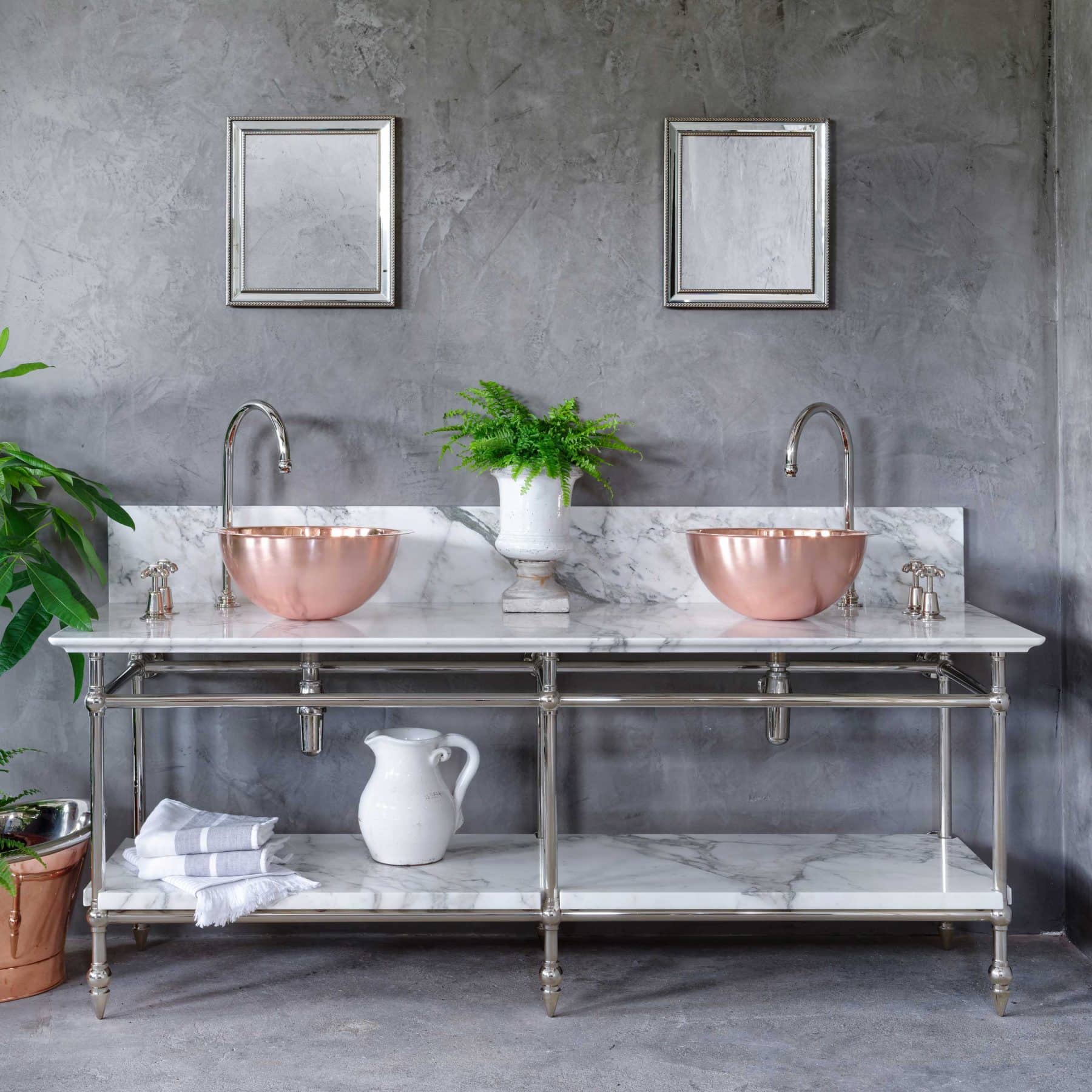 Marble & Stone Washstands Раковина The Manhattan Double Catchpoleandrye  - Вид №3