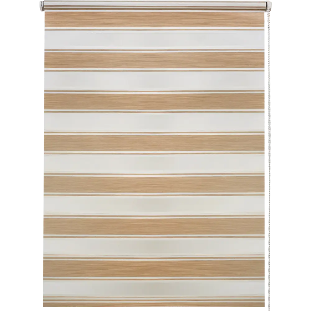 Штора рулонная день-ночь Дэли 70x160 см бежевая MIAMOZA STLM-2003494