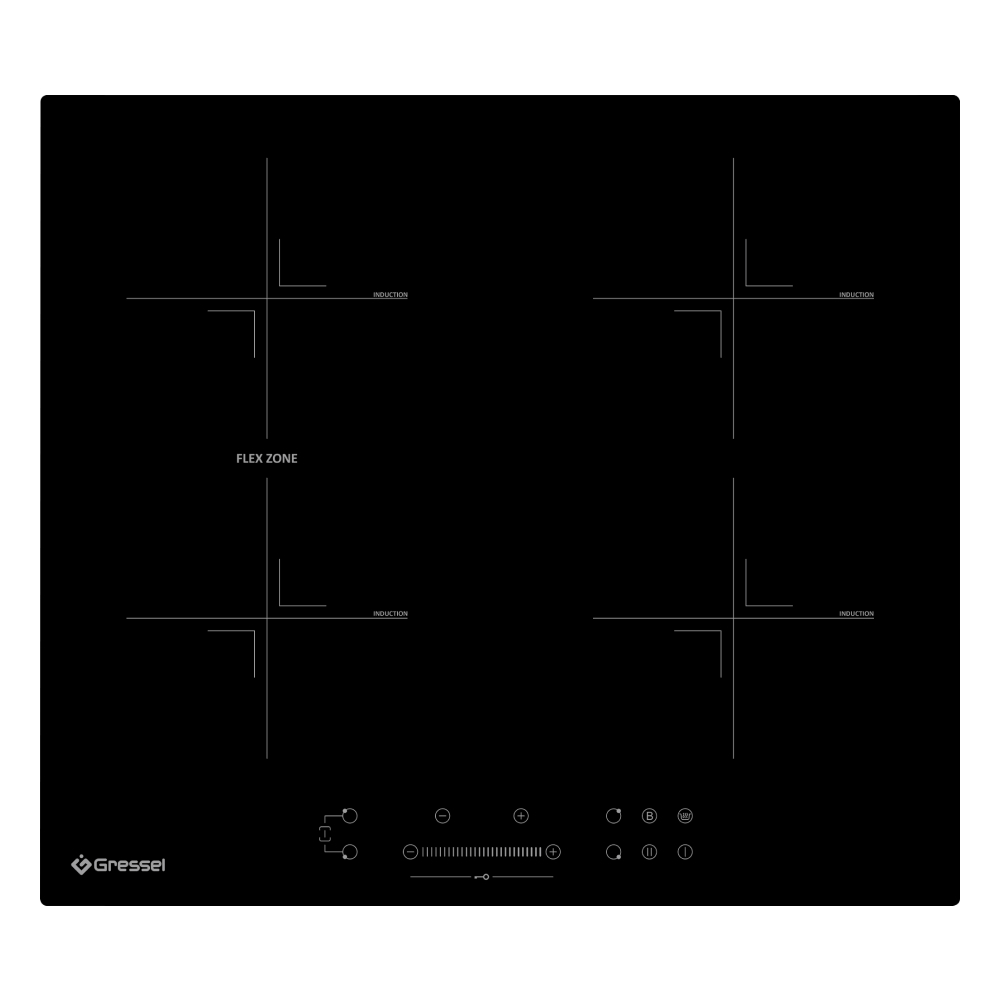 9256869 Индукционная варочная поверхность Gressel RU60I84S77011 STDN-0028455