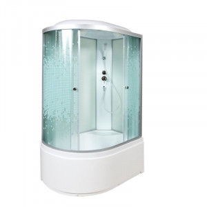 BМ1510 N (без крыши) BLACK Душевая кабина DETO Серия ВМ