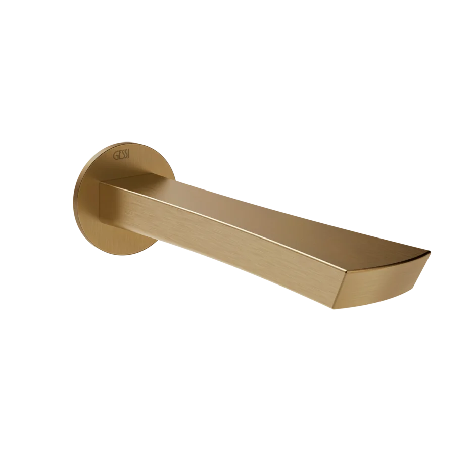 Носик для ванны 72103 726 Gessi Ventaglio ТЕПЛАЯ БРОНЗА BR. PVD 72103726