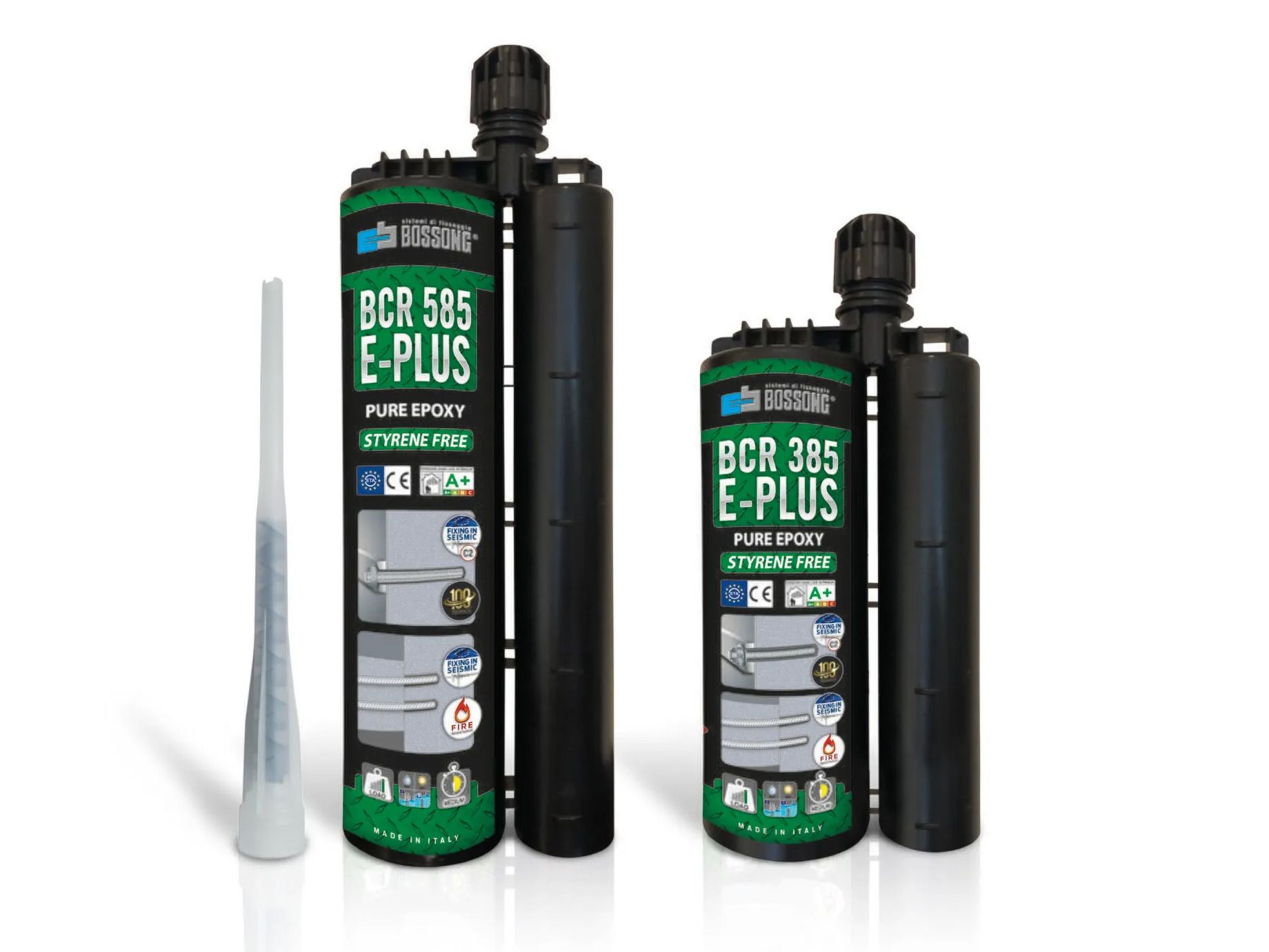 Чистый эпоксидный двухкомпонентный химический якорь без стирола BOSSONG E-PLUS ARCH-00101023 - Вид №1