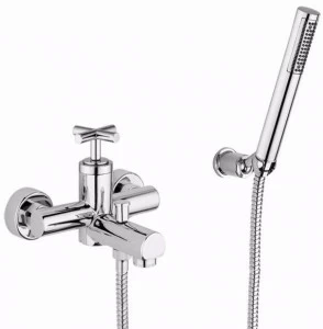 Rubinetteria Giulini Настенный смеситель для ванны с ручным душем Elica F9201