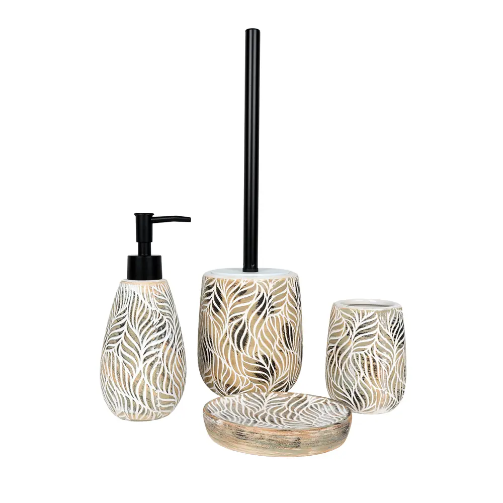 Дозатор для мыла форест керамика бежевый Santreyd STLM-2067090 - Вид №1