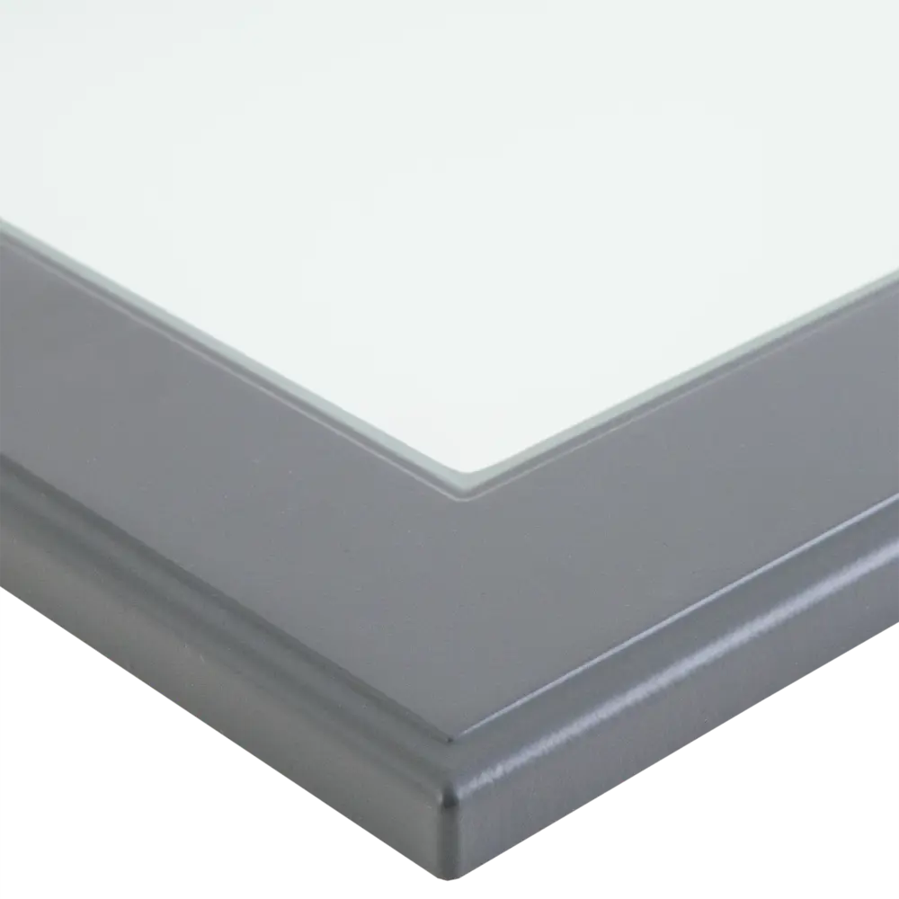 Фасад со стеклом Мегион 39.7x76.5 см Delinia ID МДФ цвет темно-серый STLM-2199203 - Вид №3