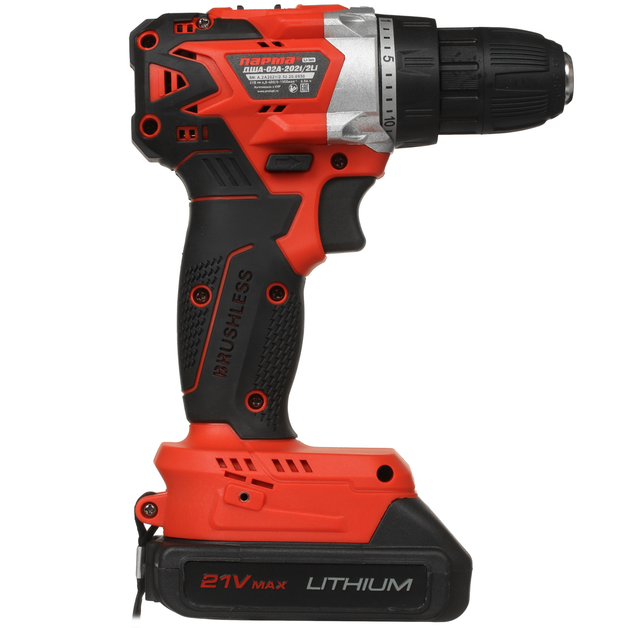 Дрель-шуруповерт Парма ДША-02А-2021/2Li 02.021.00011 5308938 STDN-0105474 - Вид №1