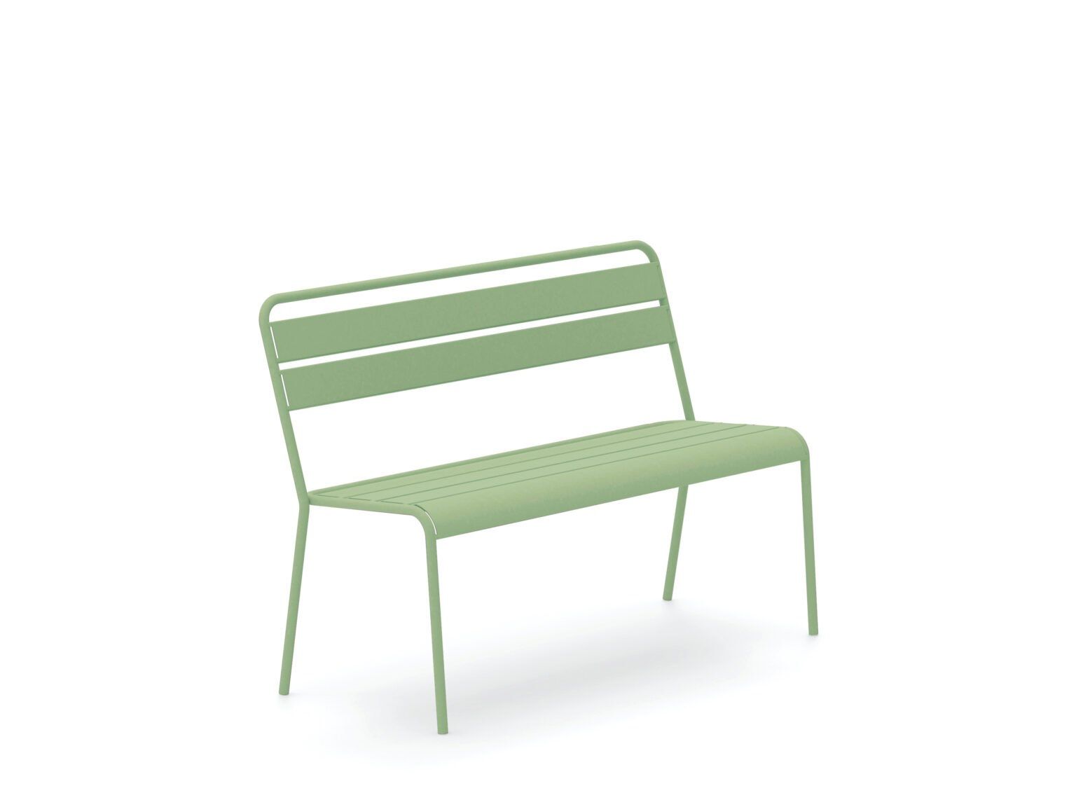 Металлическая штабелируемая садовая скамейка со спинкой Vermobil ARCH-00126375 - Вид №14