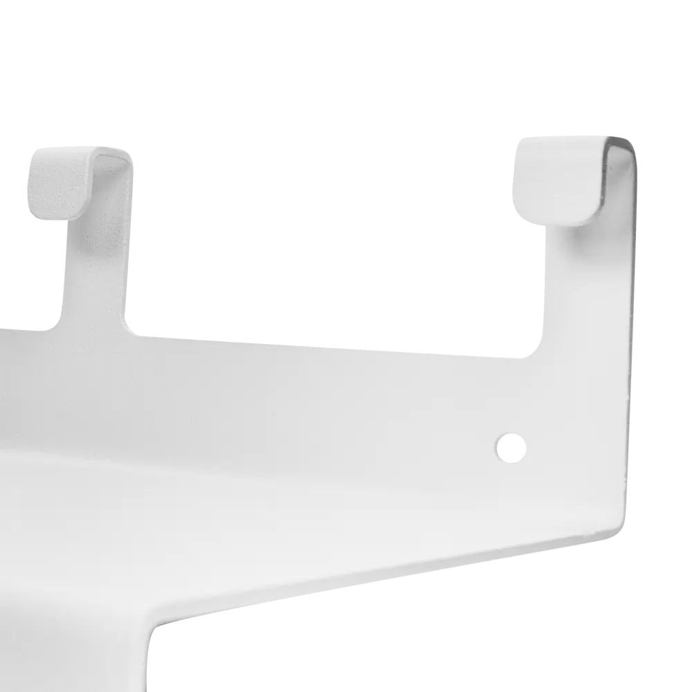 Полка для ванной c крючками 45x11.5x12 см сталь цвет белый Santreyd Ferro STLM-2071403 - Вид №2