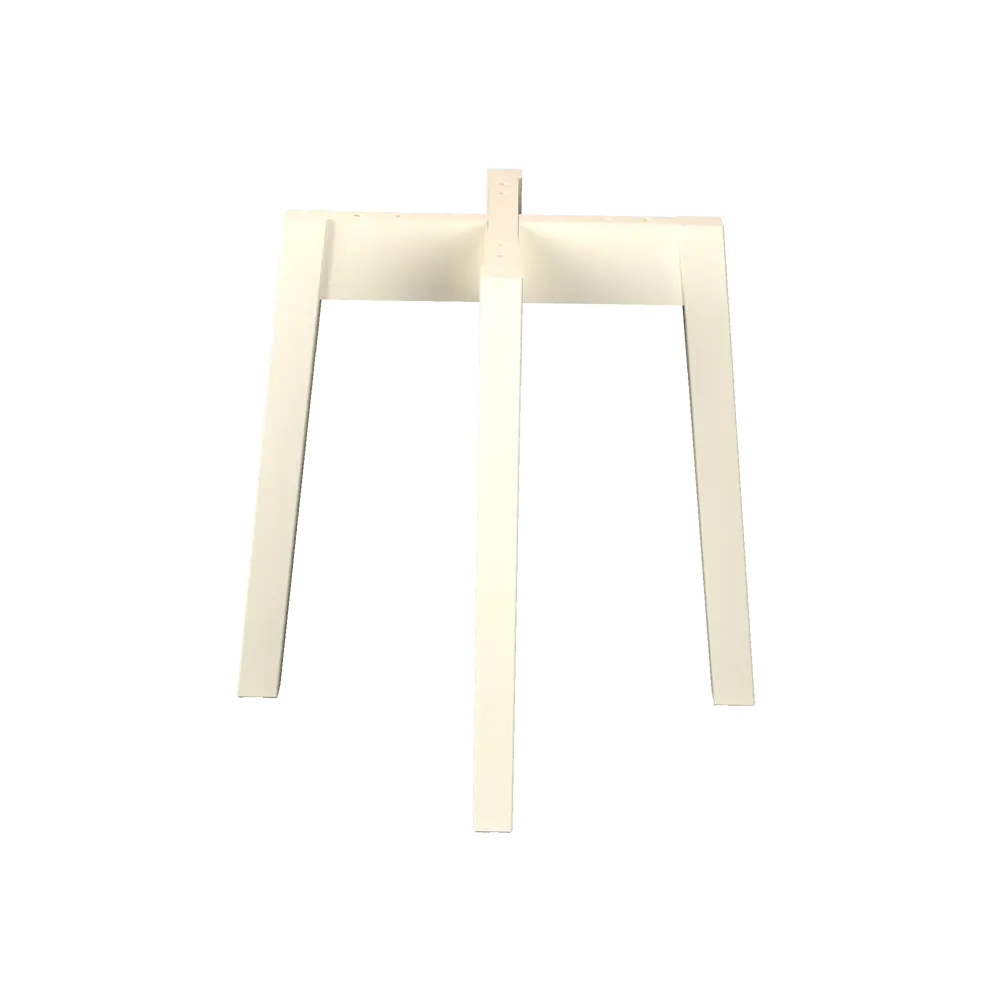 Каркас для табурета Гавр Delinia 33x33x41.5 см 42 см дерево цвет слоновая кость STLM-2002580 - Вид №2