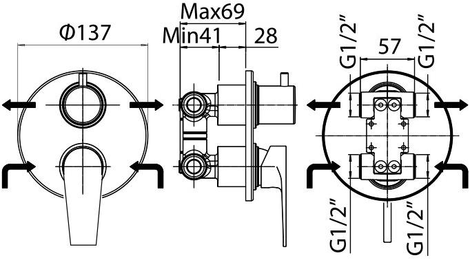 Jacuzzi Zeus 0ZU00400JA00 - Вид №1