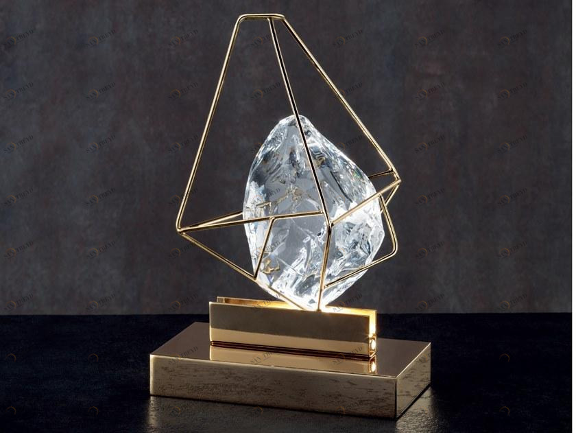 Euroluce Lampadari Настольная лампа из хрусталя и металла Cryrock sun-id-1398641