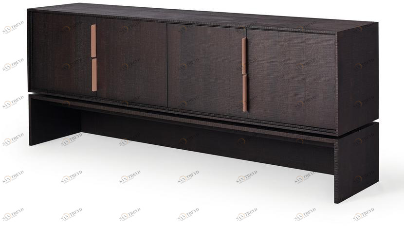 HMD INTERIORS Комод из фанерованной древесины с распашными дверцами Lappa sun-id-1482951