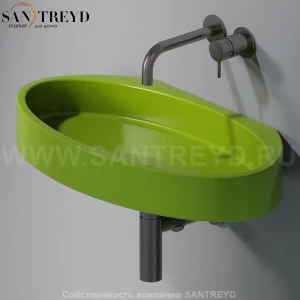 L015T1RPV4.121 Подвесная раковина настенная овальная A. e T. Italia P35