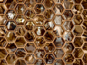 Переработанная стеклянная мозаика