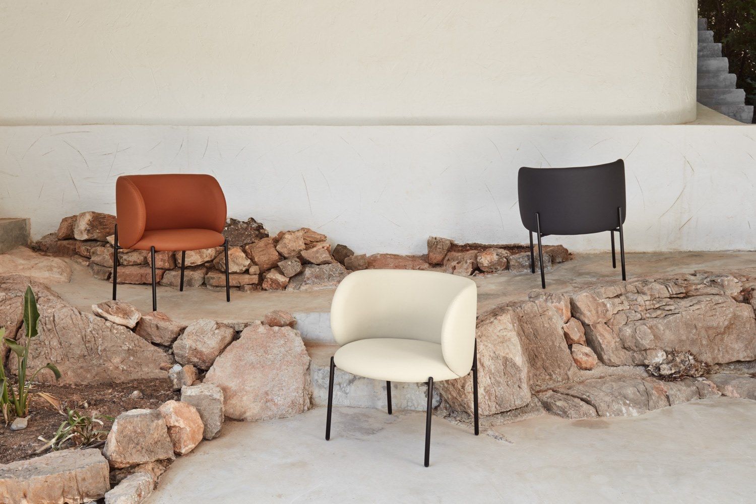 Кресло из искусственной кожи с подлокотниками TEULAT Mogi ARCH-00092240 - Вид №34