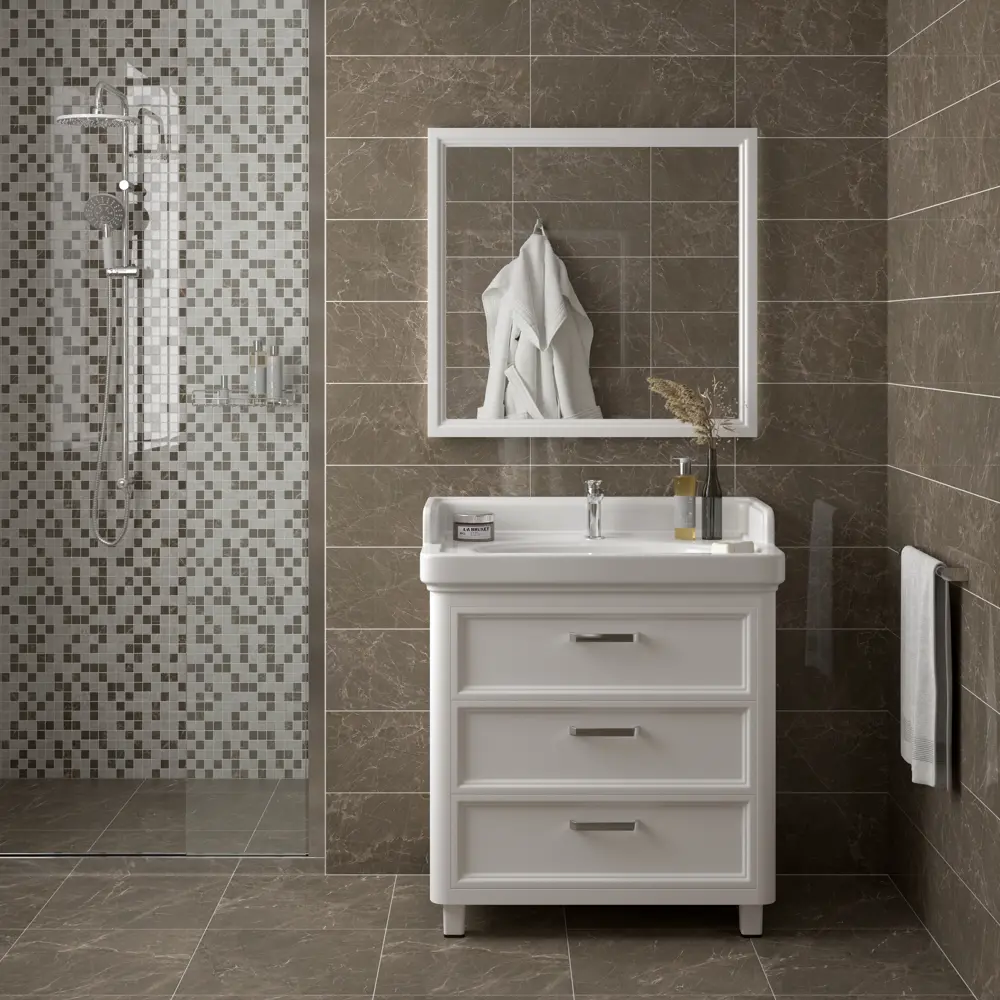 Плитка настенная Kerama Marazzi Фоджа 20x50 см 1.2 м² цвет коричневый глянцевый STLM-2107309 - Вид №5