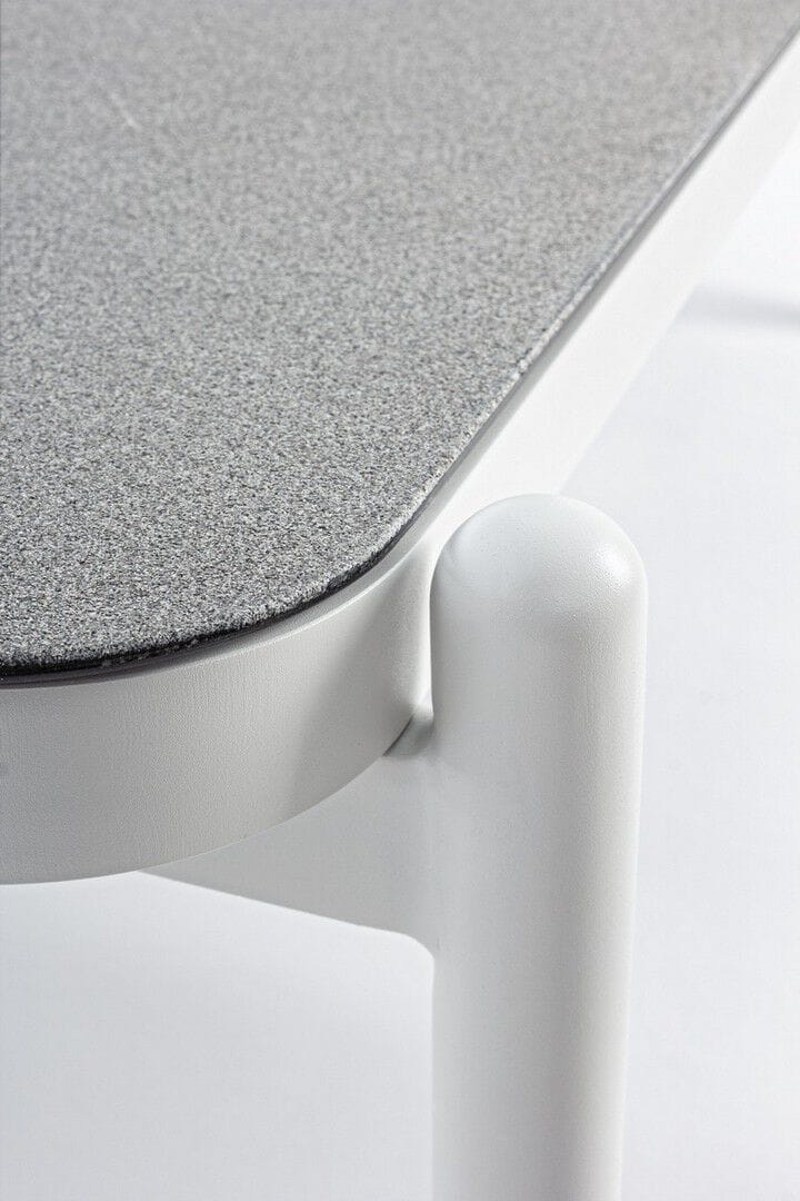 Алюминиевый и стеклянный прямоугольный низкий садовый столик BIZZOTTO Florencia ARCH-00039302 - Вид №20