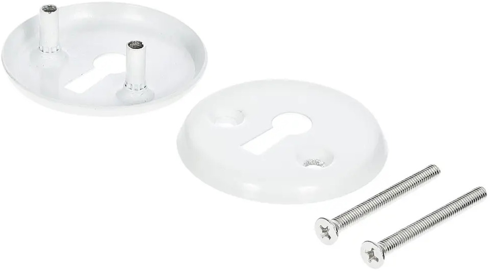 Накладка на цилиндр Фабрика замков Е 001 Белая - защита и стиль 18841668