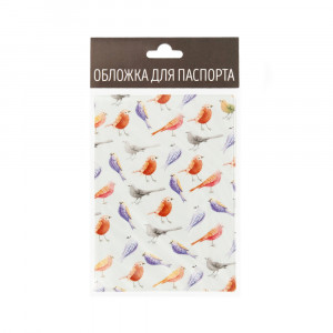 15115 Обложка для паспорта mix Miusli Bird Pattern