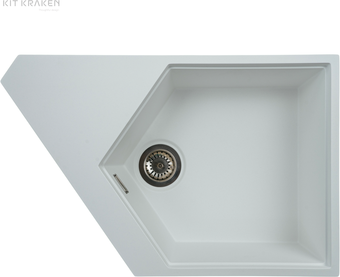 Кухонная мойка Kit Kraken River White