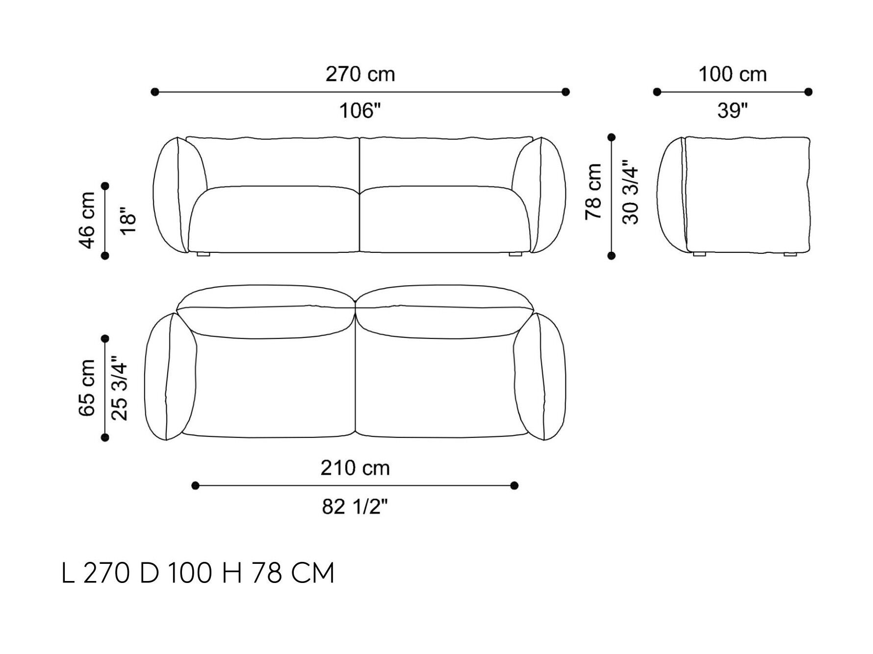 Ткань диван ETRO Home Interiors Cushy ARCH-00036728 - Вид №8