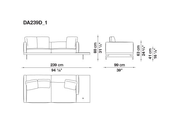3-местный тканевый диван B&B Italia док ARCH-00033457 - Вид №126