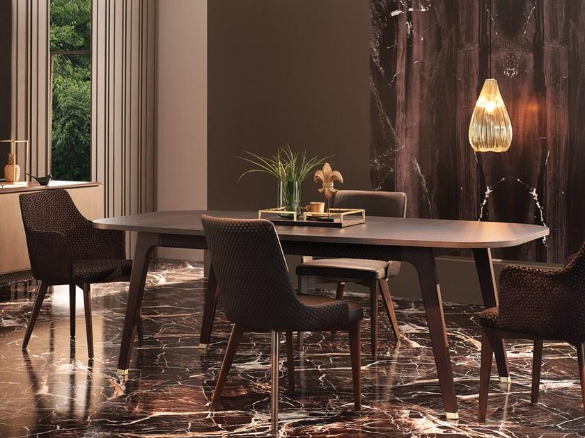 Enza Home Раздвижной прямоугольный стол из массива дерева Navona sun-id-1421192 - Вид №3