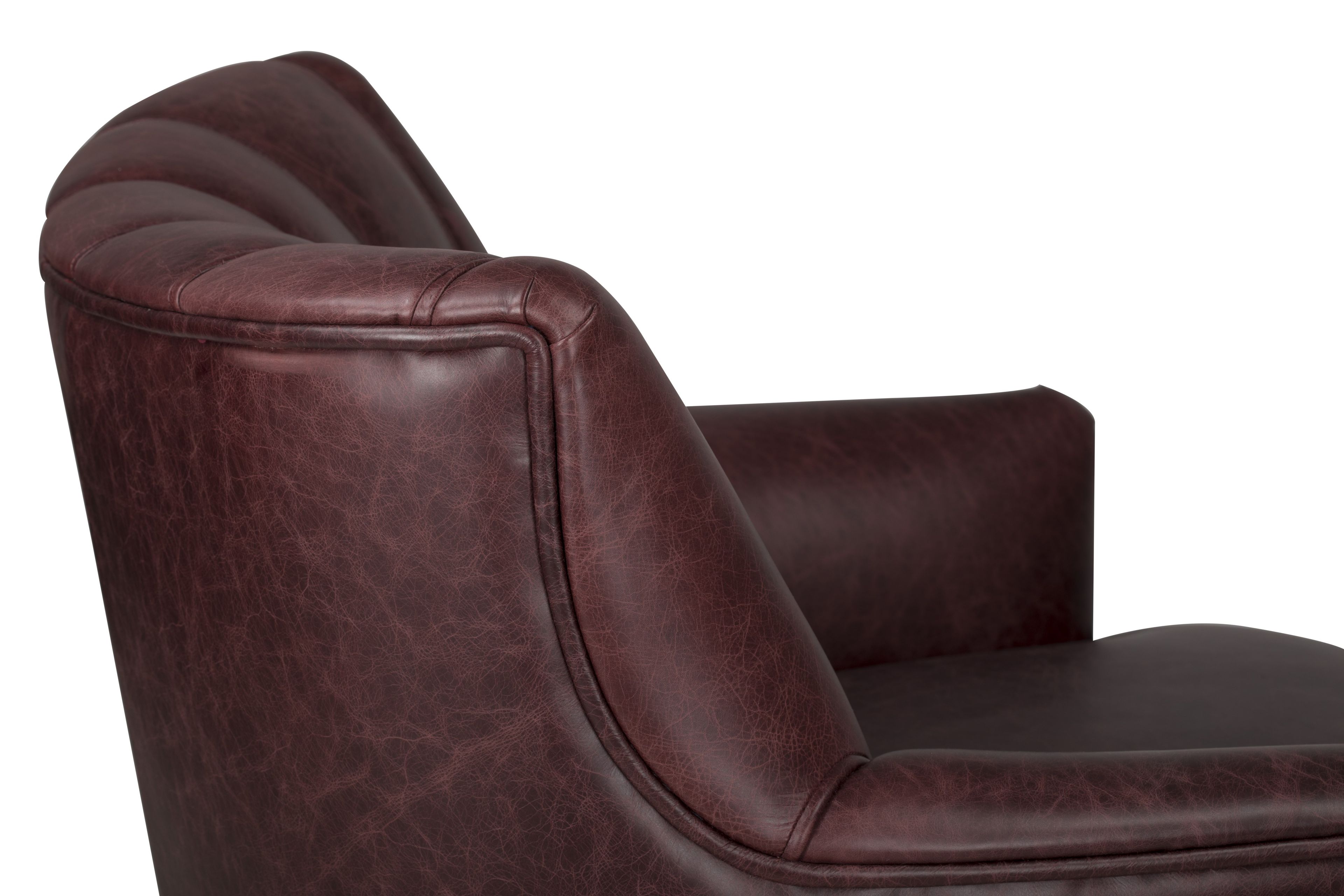 Кожаное кресло с подлокотниками Brabbu Слива ARCH-00143490 - Вид №4