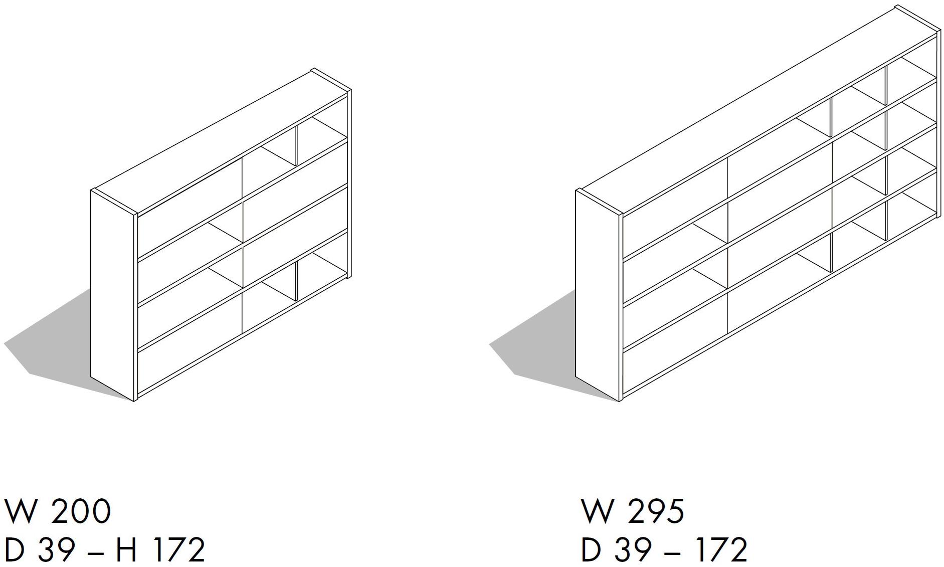 Sinetica Книжный шкаф open office из дерева Abacus sun-id-1383536 - Вид №14