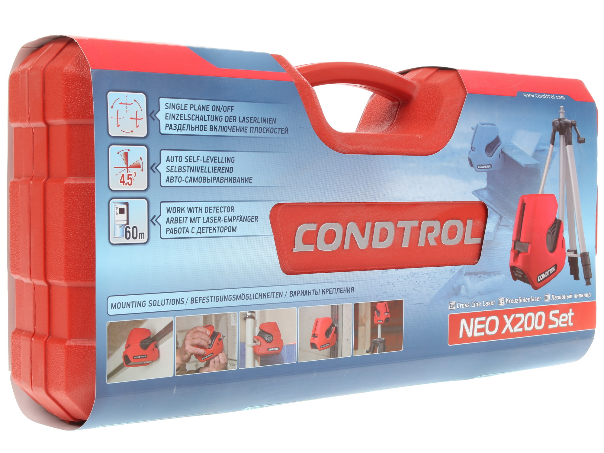 Лазерный нивелир Condtrol Neo X200 Set 1097541 STDN-0013665 - Вид №13