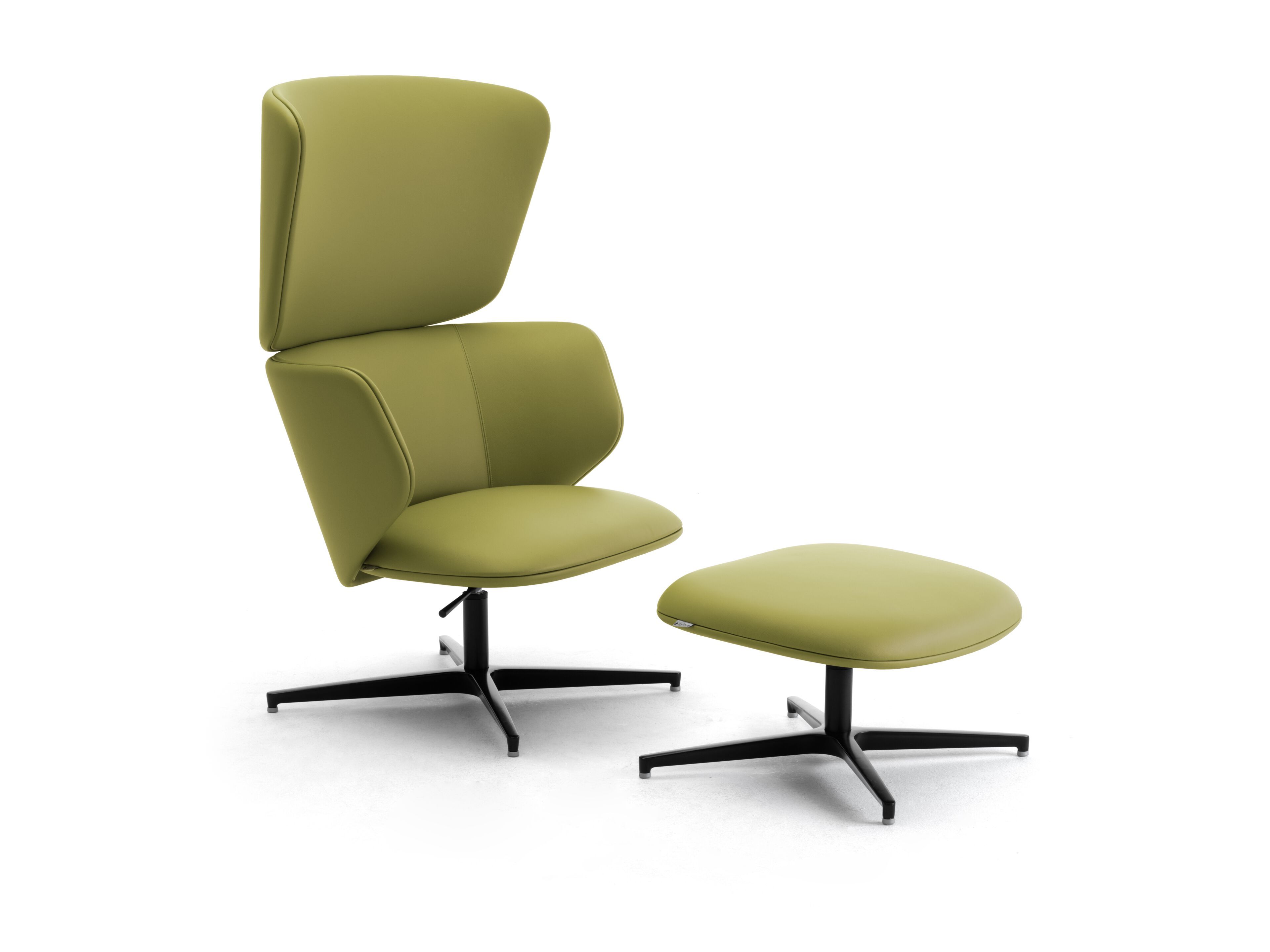 Кожаная вращающаяся спицевая подставка для ног Leyform Alisè Lounge ARCH-00087840 - Вид №9