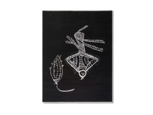 Ковер ручной работы с прямоугольным рисунком