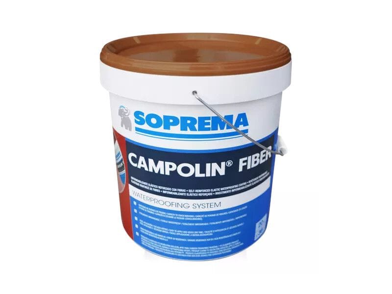Волокнистое и пешеходное эластомерное гидроизоляционное покрытие Soprema Campolin ARCH-00051338
