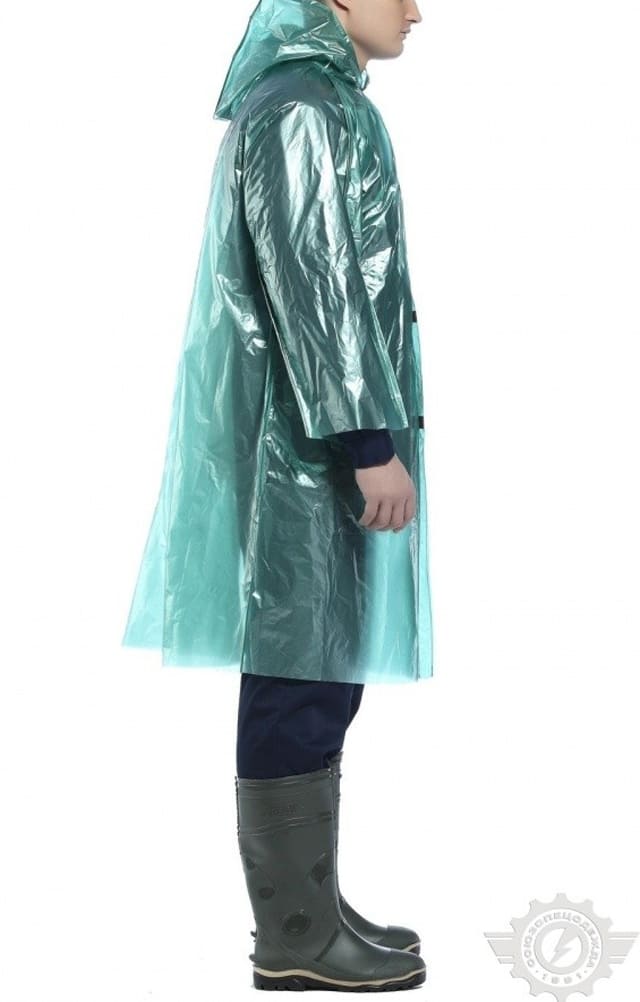 59056 Плащ полиэтиленовый  Непромокаемая спецодежда  размер  - Вид №5