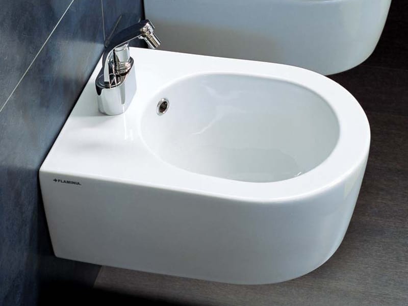 Керамическое подвесное биде с переливом Ceramica Flaminia ссылка ARCH-00107073 - Вид №1