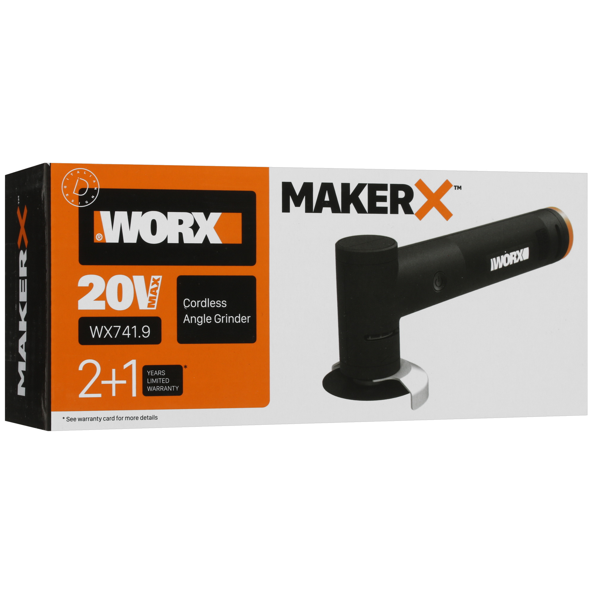 Углошлифовальная машина (УШМ) Worx WX741.9 PowerShare 20V  , Без ЗУ, Без АКБ 5334849 STDN-0137165 - Вид №6